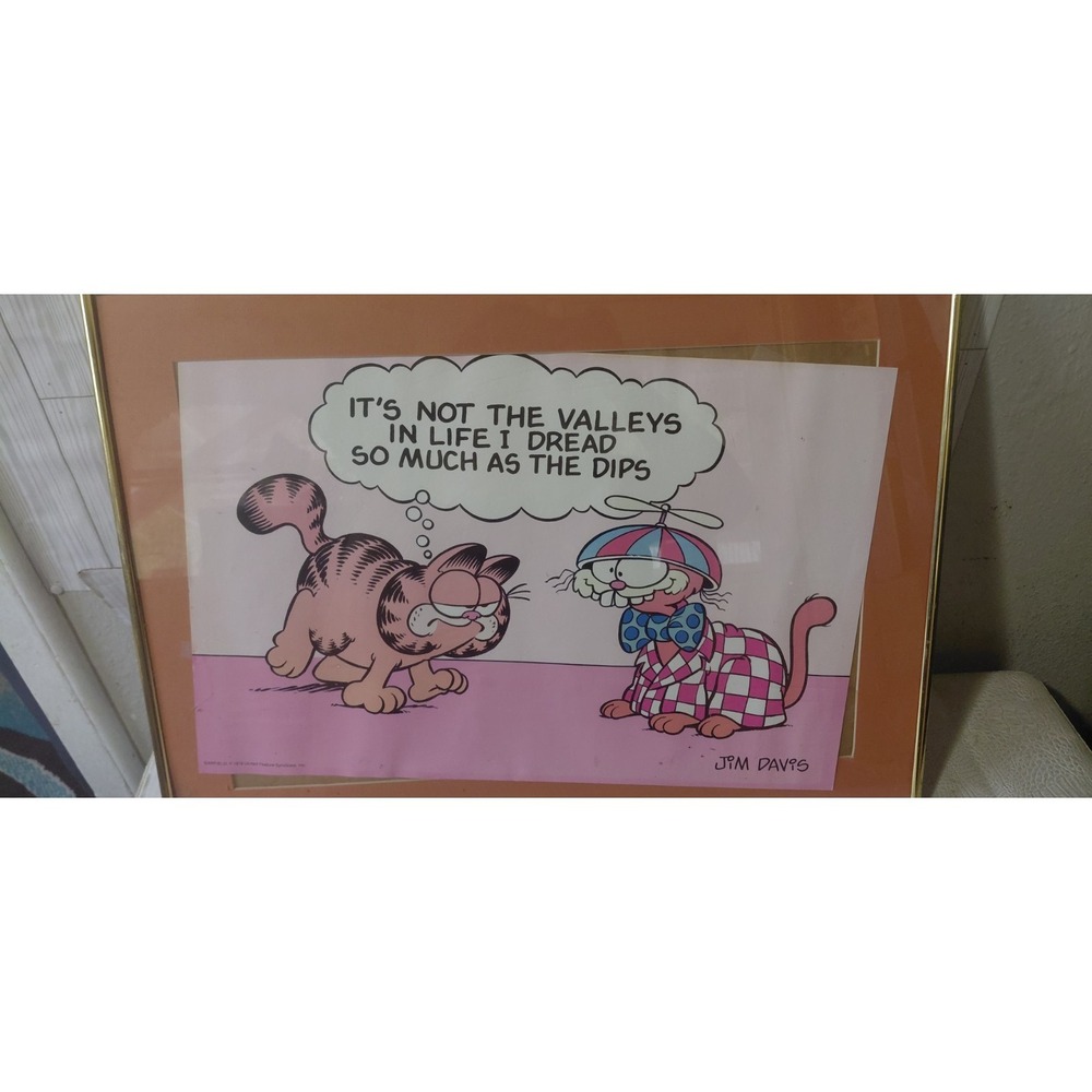 Retro Comic Animation Collectible vintage office 78 Garfield motivational Poster - Picture 15 of 16